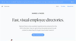 Desktop Screenshot of namesandfaces.com